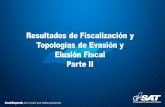 Resultados de Fiscalización y Topologías de Evasión y ...