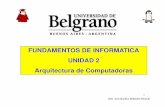 FUNDAMENTOS DE INFORMATICA UNIDAD 2 Arquitectura de ...