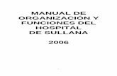 MANUAL DE ORGANIZACIÓN Y FUNCIONES DEL HOSPITAL DE …