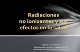 Radiaciones no ionizantes y sus efectos en la salud