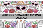 SEXTO CICLO PLANEACIÓN DE NOVIEMBRE 2020/2021