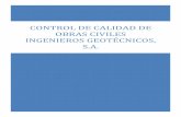 Control de calidad de obras civiles Ingenieros Geotécnicos ...