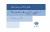 Matemática para informática I - UNED