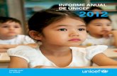 INFORME ANUAL DE UNICEF 2012