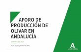AFORO DE PRODUCCIÓN DE OLIVAR EN ANDALUCÍA