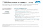 Serie HP LaserJet Managed E50145
