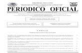 PRIMERA SECCION - Periódico Oficial del Gobierno del Estado