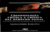 Crimimologia Crítica y Crítica del Derecho Penal