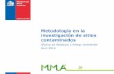 Metodología en la investigación de sitios contaminados