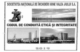 Cod Conduita Etica si Integritate SN IMVJ SA 2019