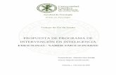 PROPUESTA DE PROGRAMA DE INTERVENCIÓN EN INTELIGENCIA ...