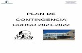 PLAN DE CONTINGENCIA CURSO 2021-2022