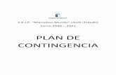 PLAN DE CONTINGENCIA - Castilla-La Mancha