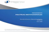 POLITÍCAS INSTITUCIONALES - Superintendencia de Bancos