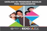 CATÁLOGO DE PROGRAMAS SOCIALES PARA ADOLESCENTES
