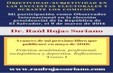 Objetividad-subjetividad - Dr. Raúl Rojas Soriano
