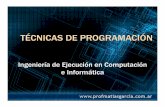 TÉCNICAS DE PROGRAMACIÓN - Prof Matias Garcia - Inicio