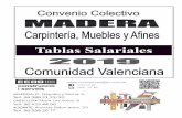 Tablas salariales autonómicas Madera, Carpintería, Muebles ...