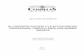 EL CONCEPTO JUSTICIA Y LA ACTUACIÓN DEL PROFESIONAL ...