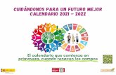 calendario 2021 - 2022 Cuidándonos para un futuro mejor