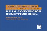 DE LA CONVENCIÓN CONSTITUCIONAL