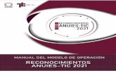 Reconocimientos ANUIES-TIC 2021