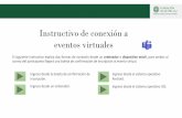 Instructivo de conexión a eventos virtuales
