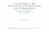 La Política de Derechos Humanos en Argentina