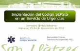 Implantación del Código SEPSIS en un Servicio de Urgencias