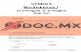 Unidad 6 Morfosintaxis I - xdoc.mx