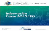 Información Curso 2019/20 - Santa María del Mar