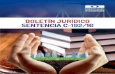 BOLETÍN JURÍDICO SENTENCIA C-192/16