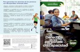 Derechos de las personas con discapacidad 2021