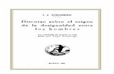J.J.Rousseau - Discurso sobre el origen de la desigualdad ...