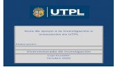 Guia de apoyo a la investigación e innovación en UTPL