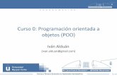 Curso 0: Programación orientada a objetos (POO)