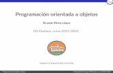 Programación orientada a objetos - IES Doñana