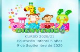 CURSO 2020/21 Educación Infantil 5 años