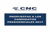 PROPUESTAS A LOS CANDIDATOS PRESIDENCIALES 2017