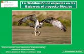 La distribución de especies en las Baleares: el proyecto ...