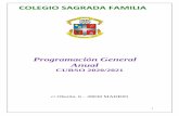 Programación General Anual - SAFA MADRID
