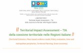 LABORATORIO Territorial Impact Assessment TIA della ...