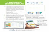plataforma de gestión escolar - Alexia