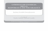 CÓDIGO DE FAMILIA DE LA REPÚBLICA DE NICARAGUA