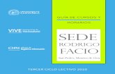 Guía de Cursos y Horarios. Sede Rodrigo Facio. III Ciclo ...
