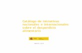 Catálogo de iniciativas nacionales e internacionales sobre ...