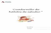 Cuadernillo de hábitos de estudio - Alcantara-Alicante
