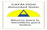 CATÁLOGO Amordad Solar - Sialsolhome