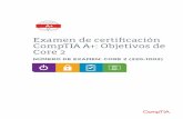 Examen de certificación CompTIA A+: Objetivos de Core 2