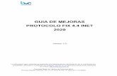 GUIA DE MEJORAS PROTOCOLO FIX 4.4 INET 2020